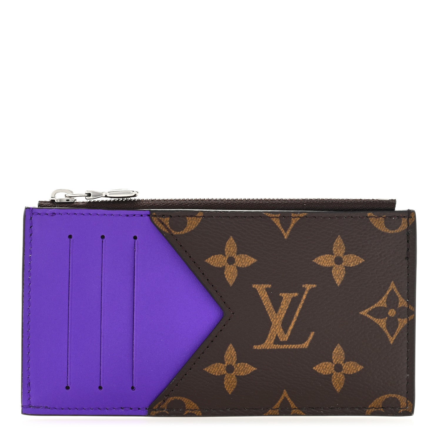 Louis Vuitton Taigarama Coin Card Holder Purple 1 of 6