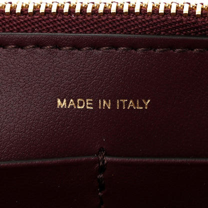 Burberry Calfskin Logo Hazelmere Wallet With Detachable Strap Deep Maroon 8 of 11