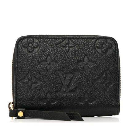 Louis Vuitton Empreinte Zippy Coin Purse Black 1 of 6