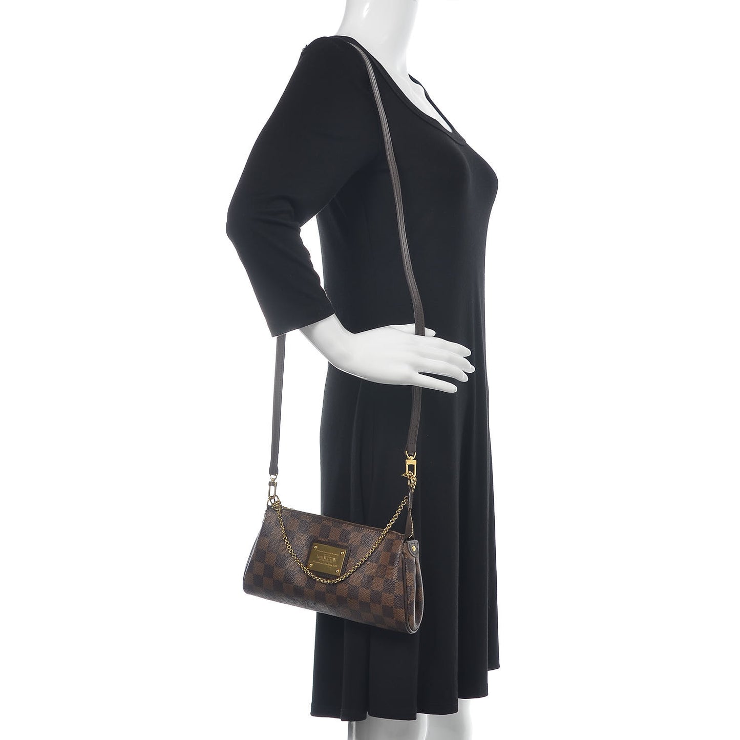 Damier Ebene Eva Clutch
