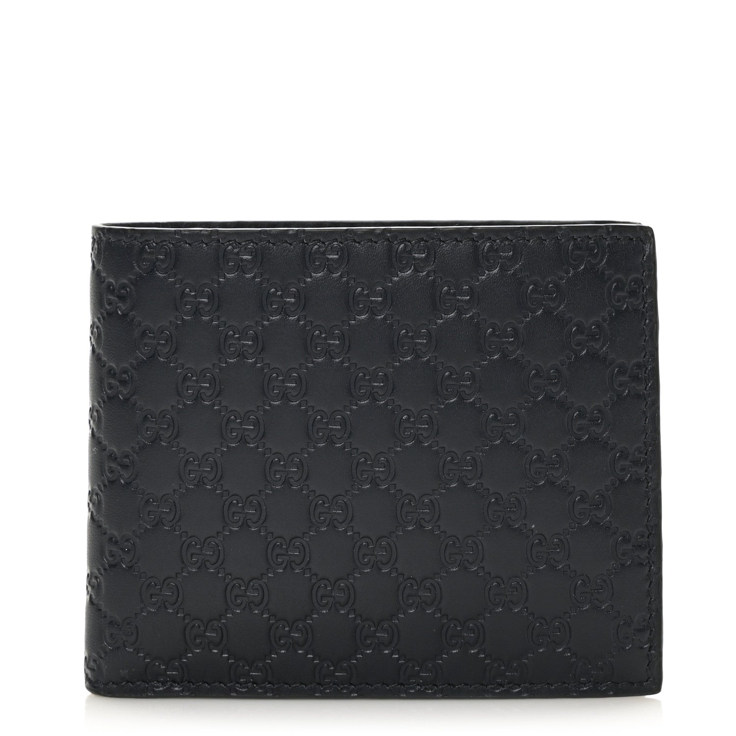 Gucci Micoguccissima Bi-Fold Wallet Black 1 of 6