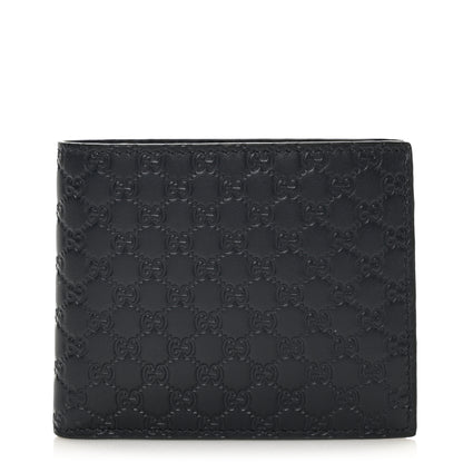 Gucci Micoguccissima Bi-Fold Wallet Black 1 of 6
