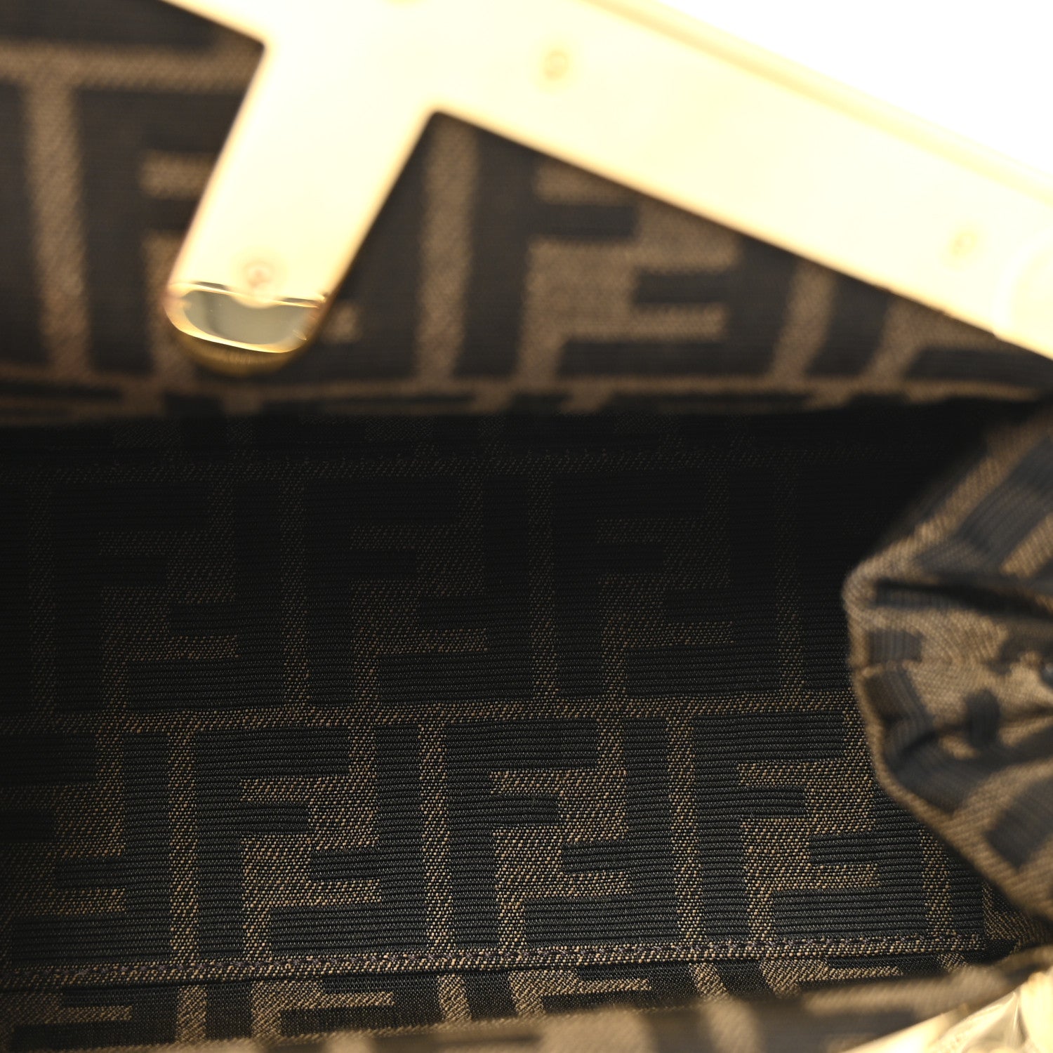 Fendi Shiny Nappa Small Fendi First Caramello 5 of 10
