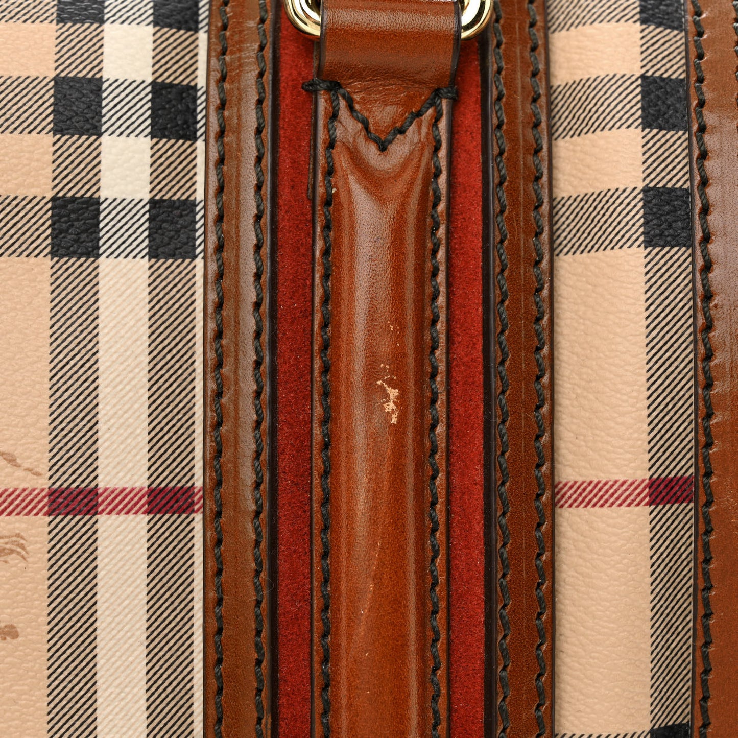 Haymarket Check Medium Alchester Bowling Bag Brown