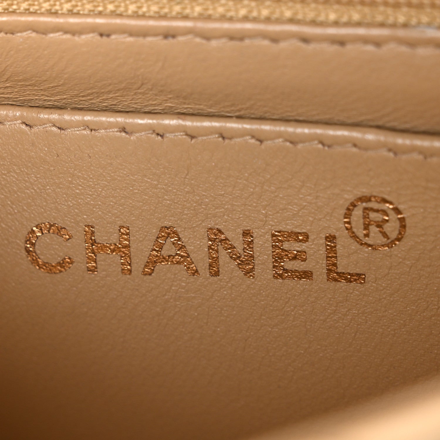Chanel Lambskin Quilted Bekko Resin Mini Square Flap Beige 6 of 13