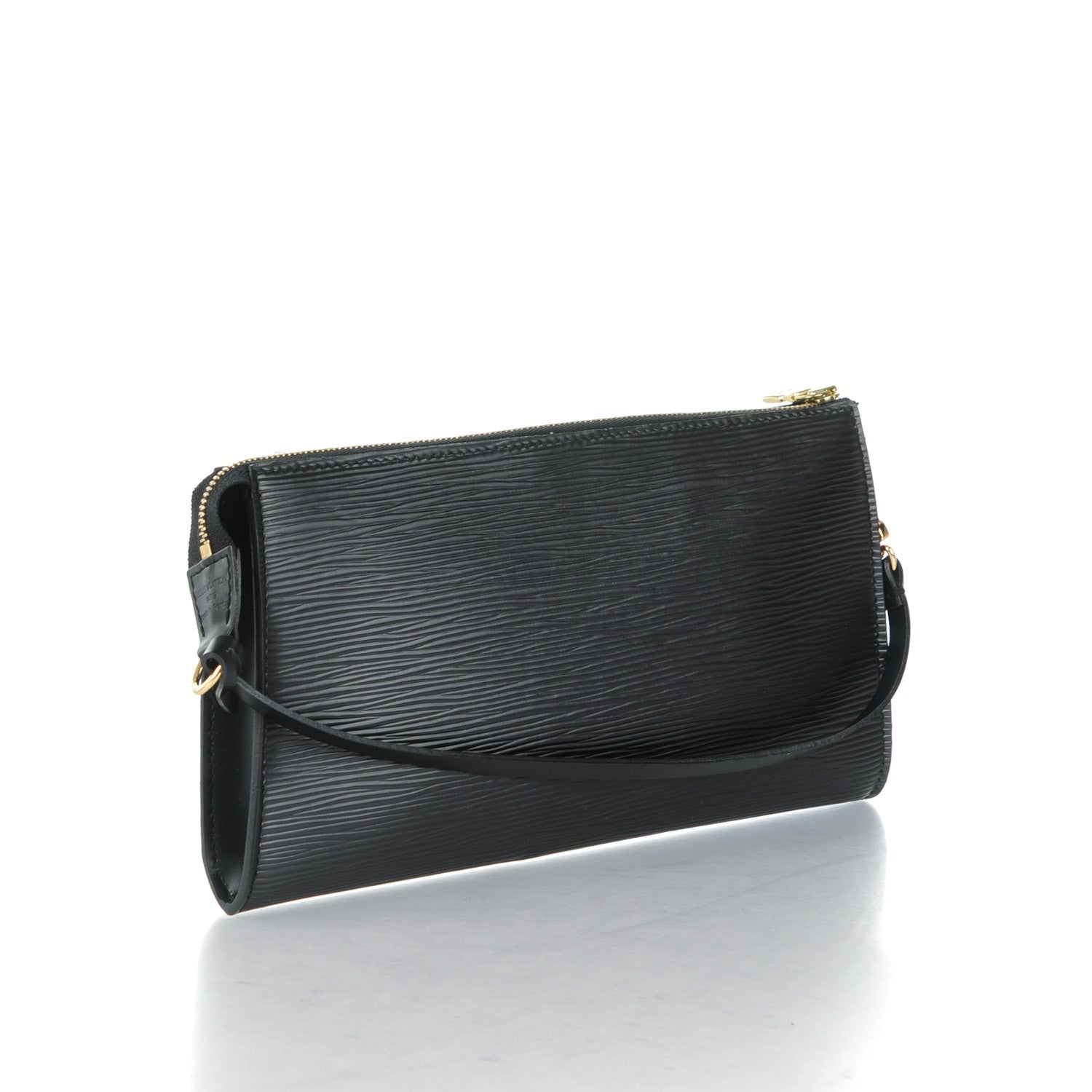 Louis Vuitton Epi Pochette Accessories 24 Black 3 of 7