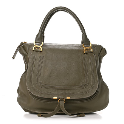 Chloe Calfskin Large Marcie Satchel Clover 1 of 7