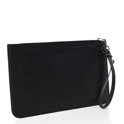 Louis Vuitton Epi Neverfull Pochette MM GM Black 3 of 8