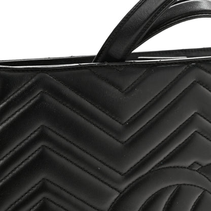 Gucci Calfskin Matelasse Medium GG Marmont Tote Black 11 of 11