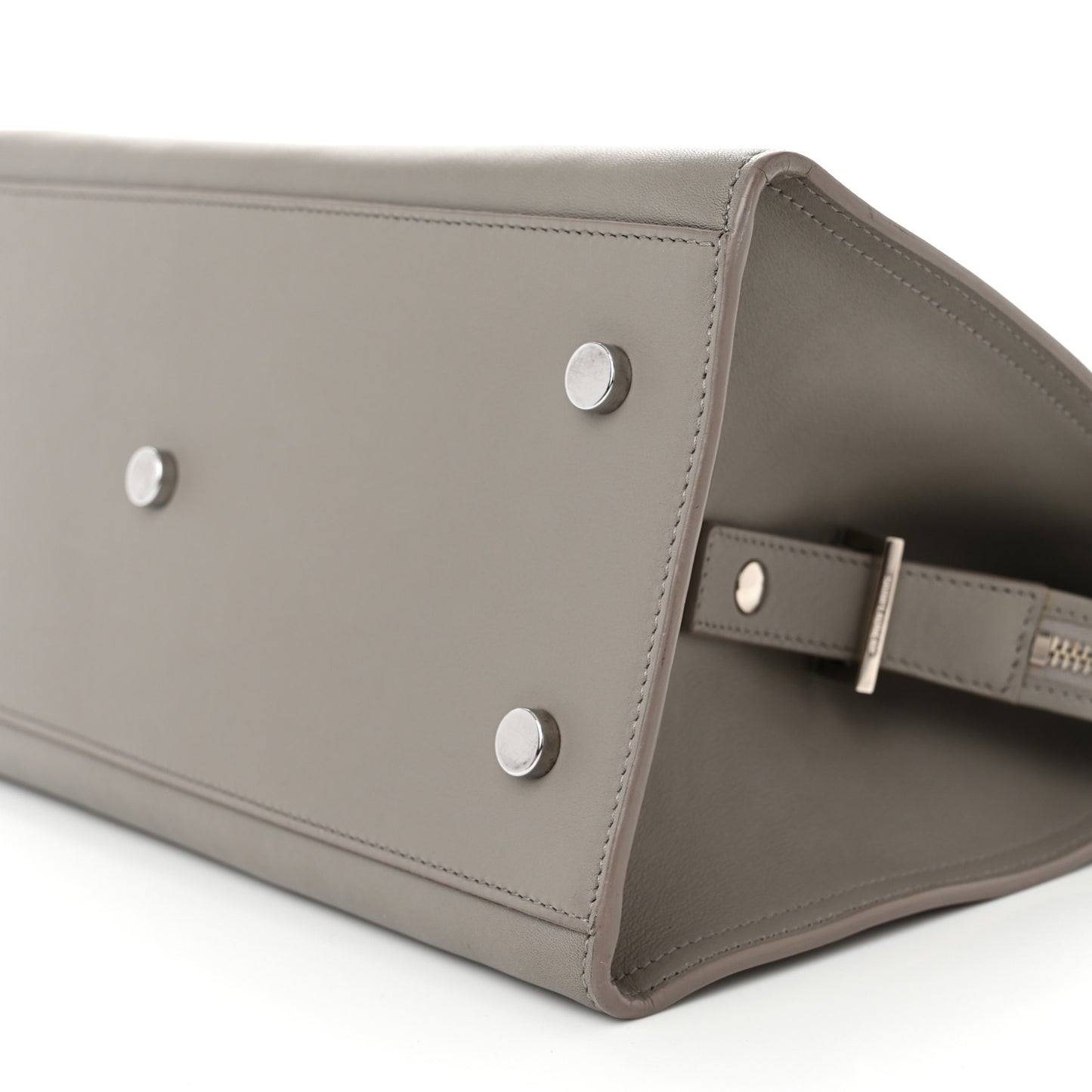 Calfskin Small Monogram Cabas Grey