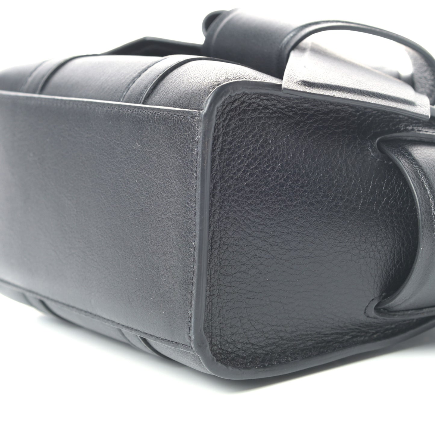 x ACNE STUDIOS Grained Calfskin Musubi Bayswater Satchel Black