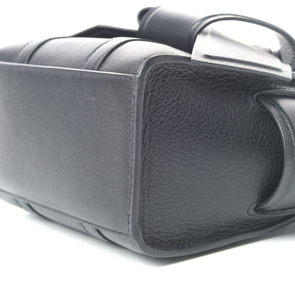 Mulberry x ACNE STUDIOS Grained Calfskin Musubi Bayswater Satchel Black 8 of 9