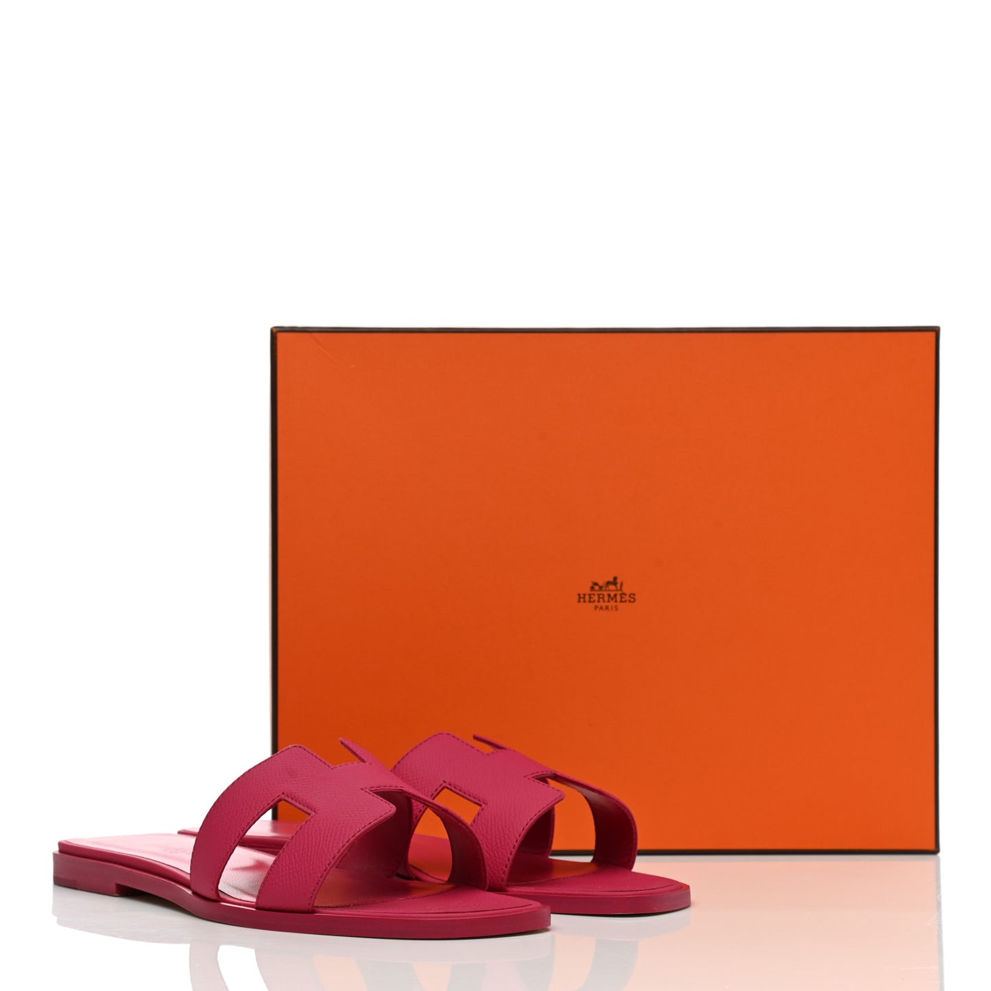 Epsom Oran Sandals 38.5 Rouge Azalee