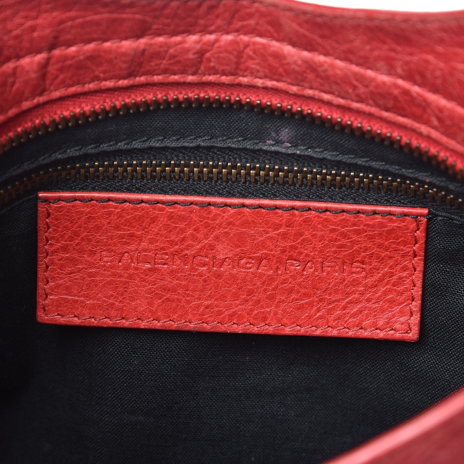 Balenciaga Agneau Classic Hardware Mini City Rouge Cardinal 7 of 13
