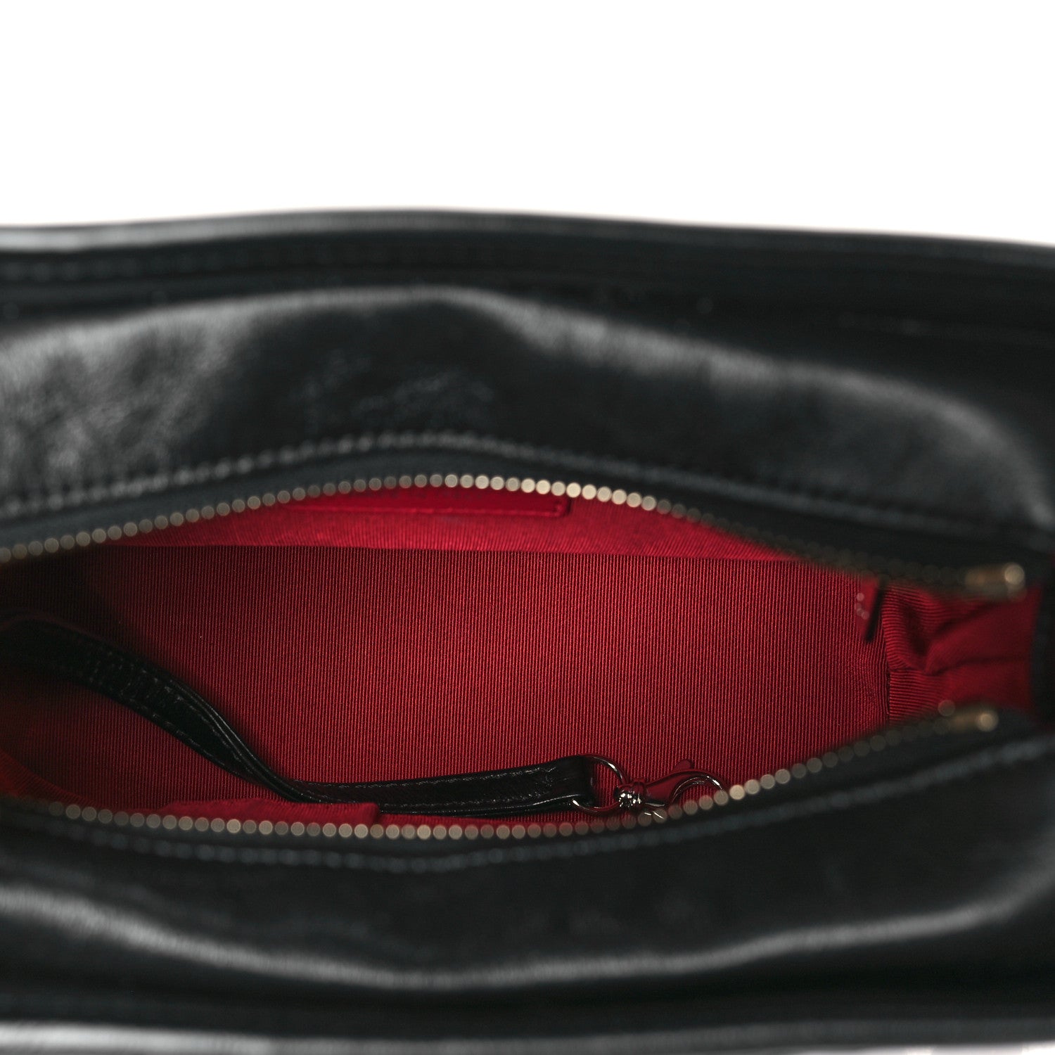 Chanel Aged Calfskin Quilted Small Gabrielle Hobo Black 5 of 9