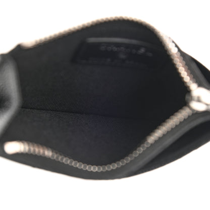 Chanel Iridescent Caviar Quilted CC Zip Card Holder Black 5 of 8
