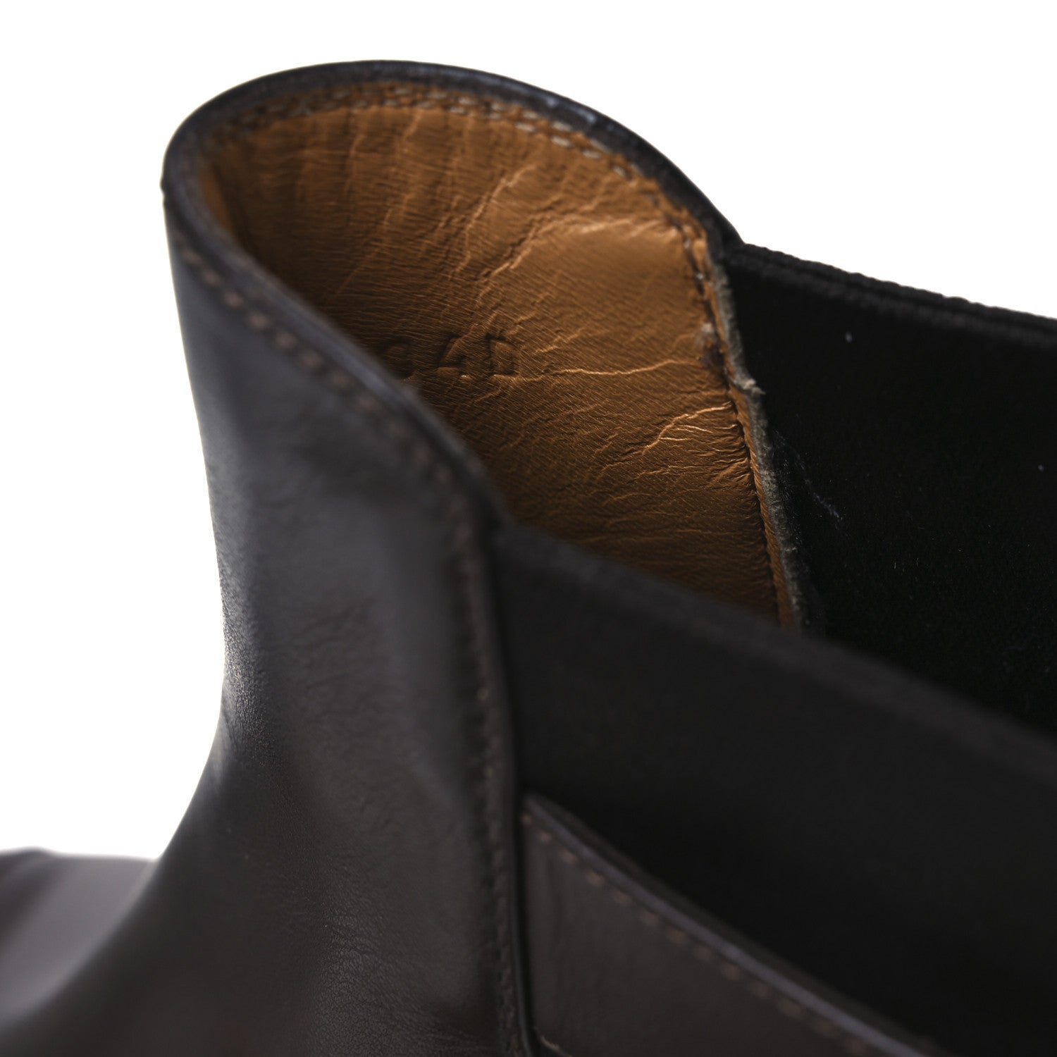 Gucci Calfskin Mens Blondie Chelsea Ankle Boots 10 Cocoa 15 of 18