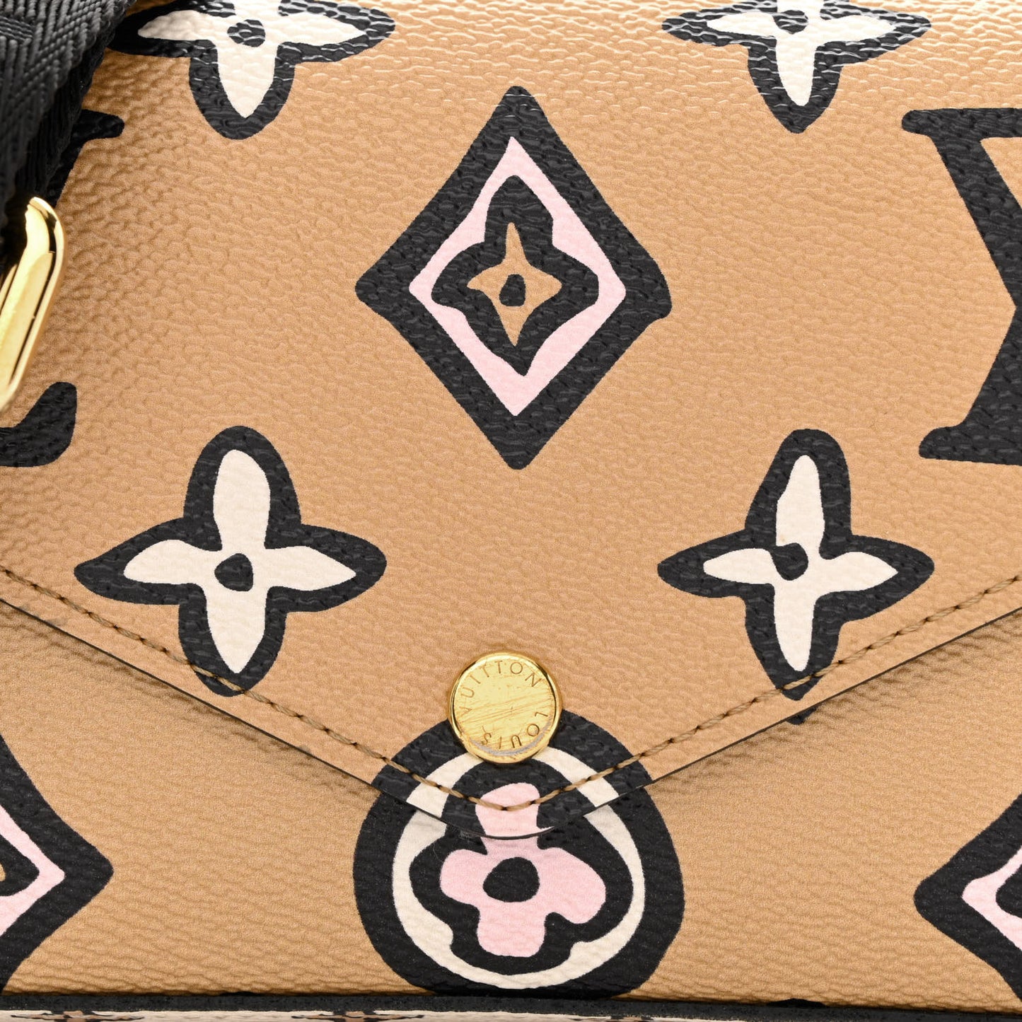 Monogram Wild At Heart Felicie Strap & Go Arizona Creme
