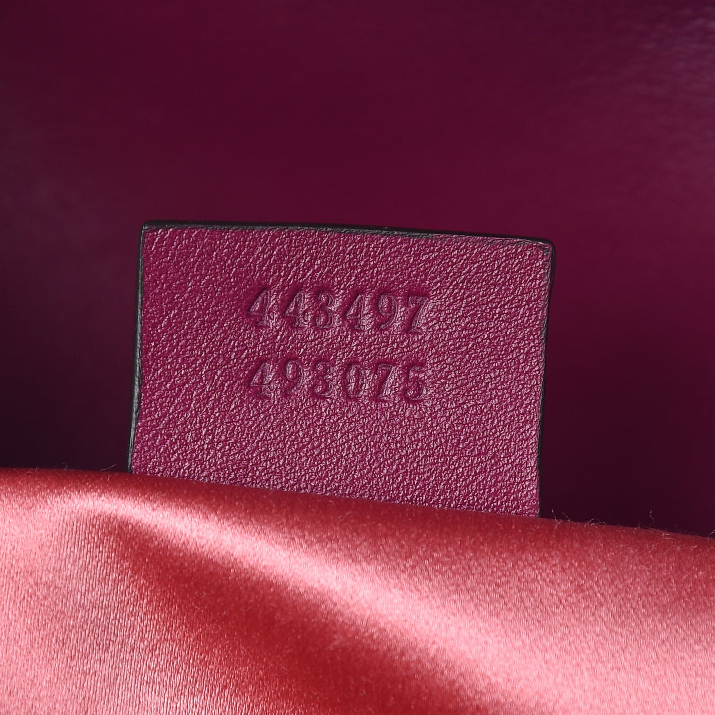 Velvet Matelasse Small GG Marmont Shoulder Bag Fuchsia Violet Cyclamen