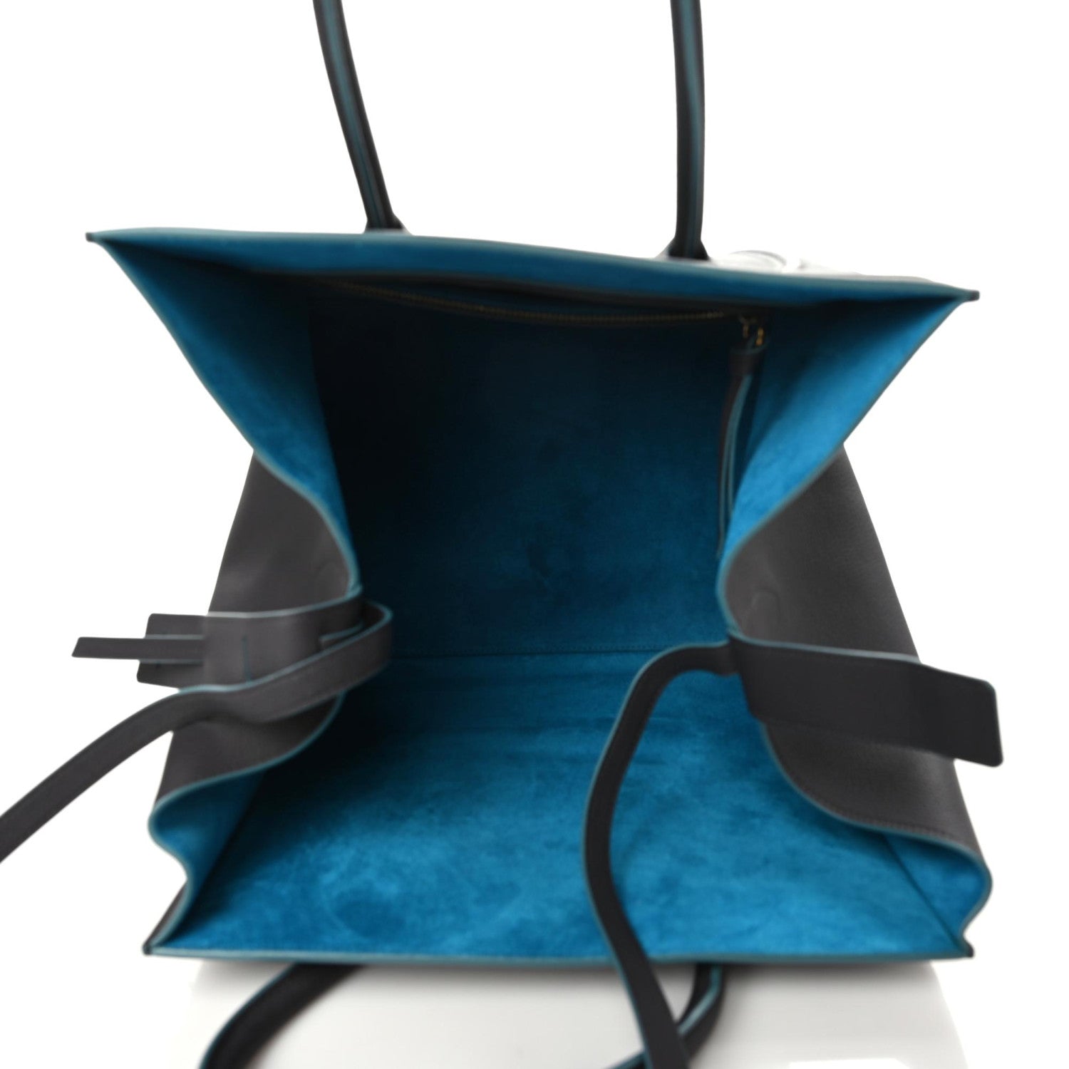 Celine Supple Calfskin Medium Phantom Luggage Liquorice 5 of 10