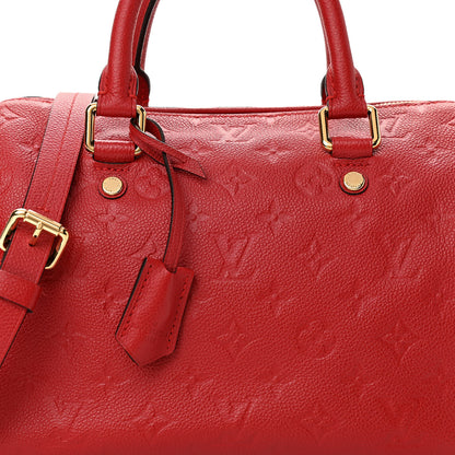 Louis Vuitton Empreinte Speedy Bandouliere 25 Cherry 8 of 10