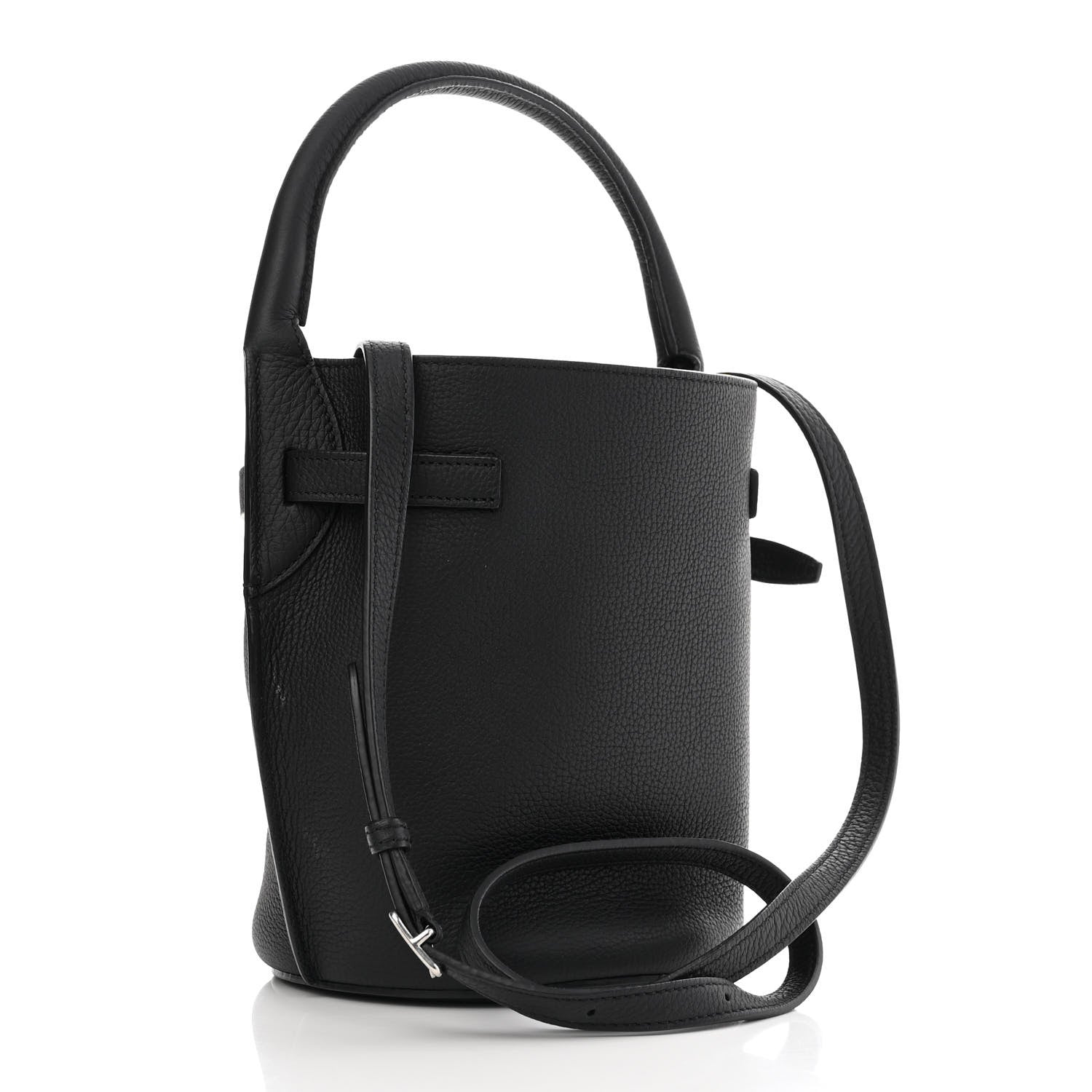 Celine Supple Grained Calfskin Nano Big Bag Bucket Black 3 of 11