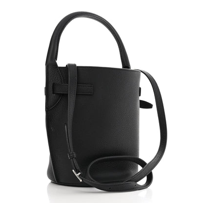 Celine Supple Grained Calfskin Nano Big Bag Bucket Black 3 of 11