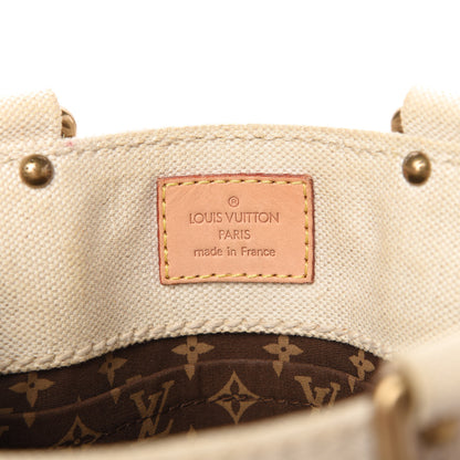 Louis Vuitton Toile Globe Shopper Cabas PM Red 8 of 10