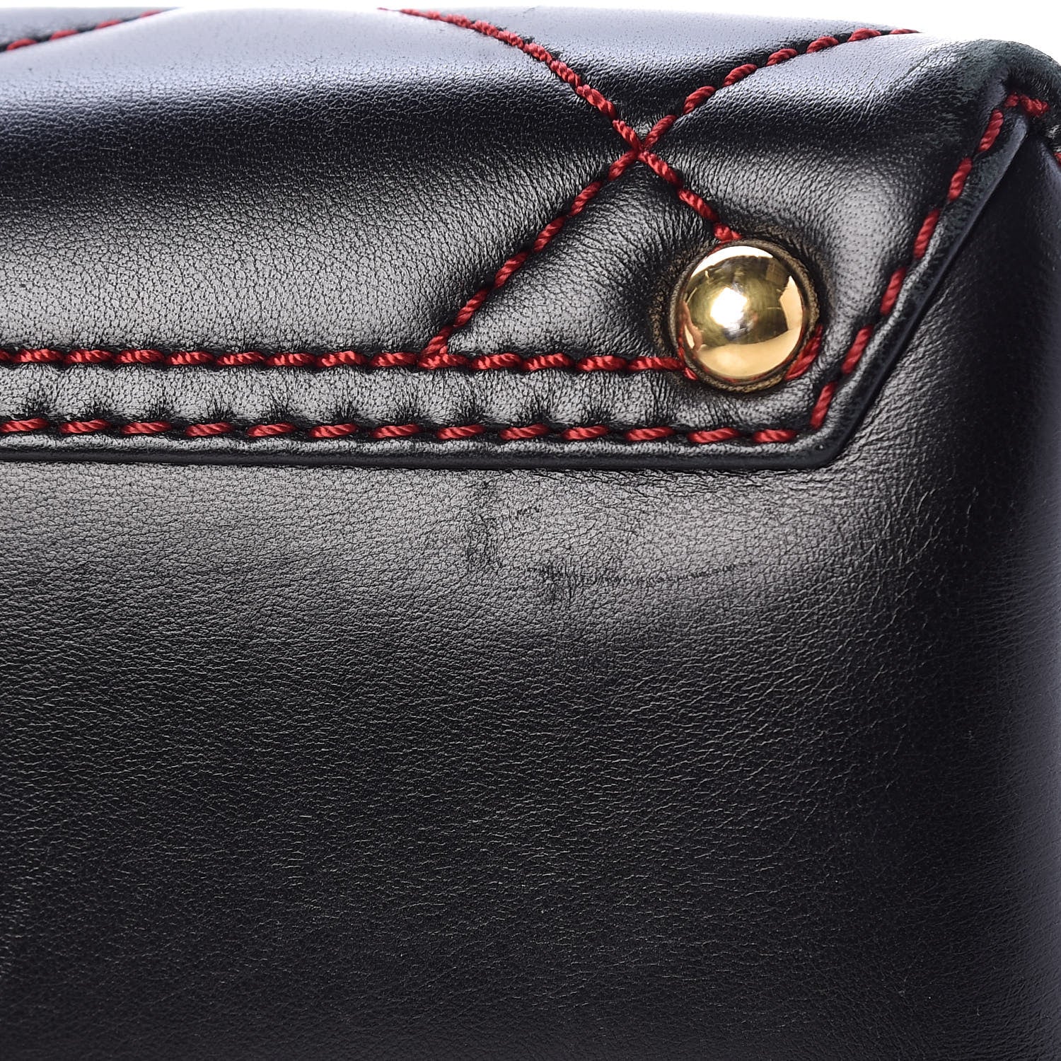 Burberry Lambskin Quilted Baby Banner Tote Black 15 of 18