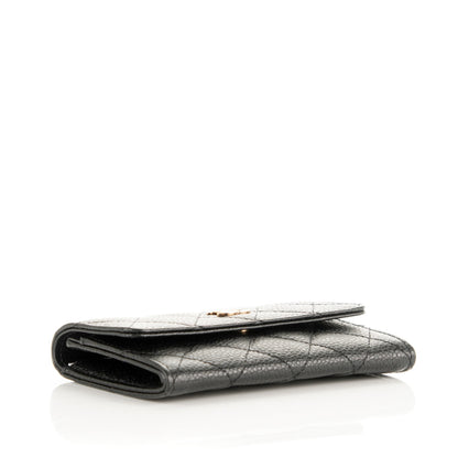 Chanel Caviar Quilted Flap Card Holder Black 4 of 8