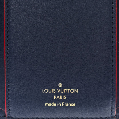 Louis Vuitton Taurillon Capucines Compact Wallet Marine Rouge 7 of 9