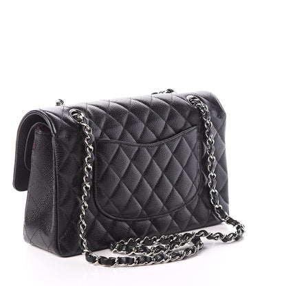 Chanel Caviar Quilted Medium Double Flap Black 2 of 8
