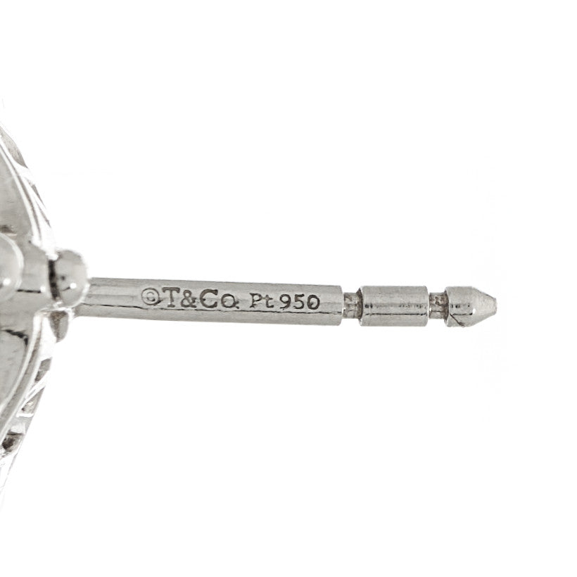 Platinum Diamond Paper Flowers Firefly Earrings