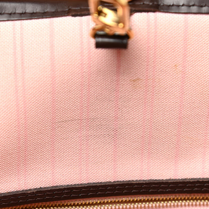 Louis Vuitton Damier Ebene Neo Neverfull MM Rose Ballerine 16 of 19