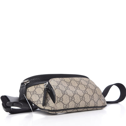 Gucci GG Supreme Monogram Belt Bag Black 4 of 11