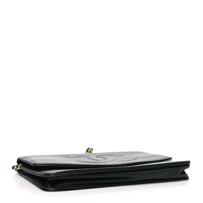 Chanel Caviar Timeless CC Wallet on Chain WOC Black 4 of 13