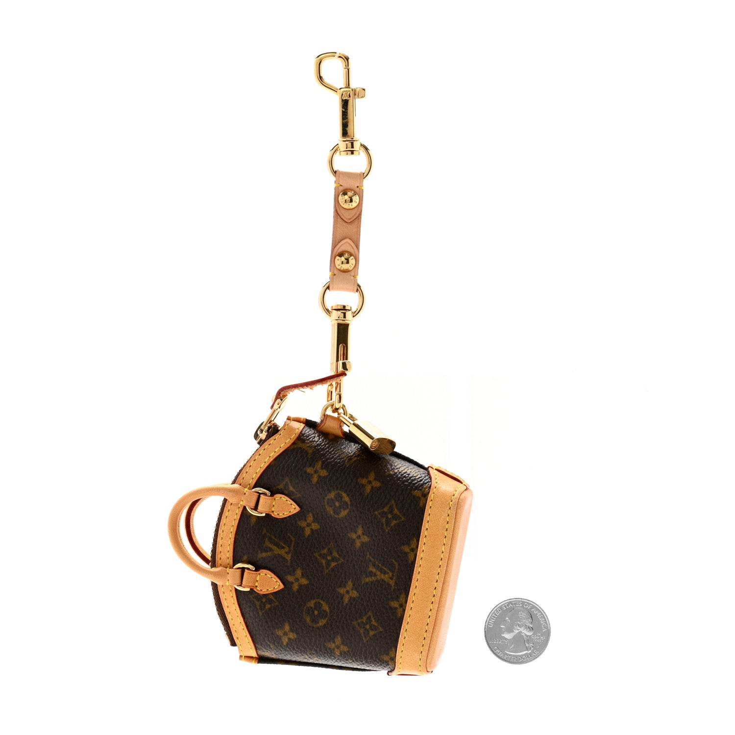 Louis Vuitton Mini Monogram Lockit Bag Charm 2 of 5