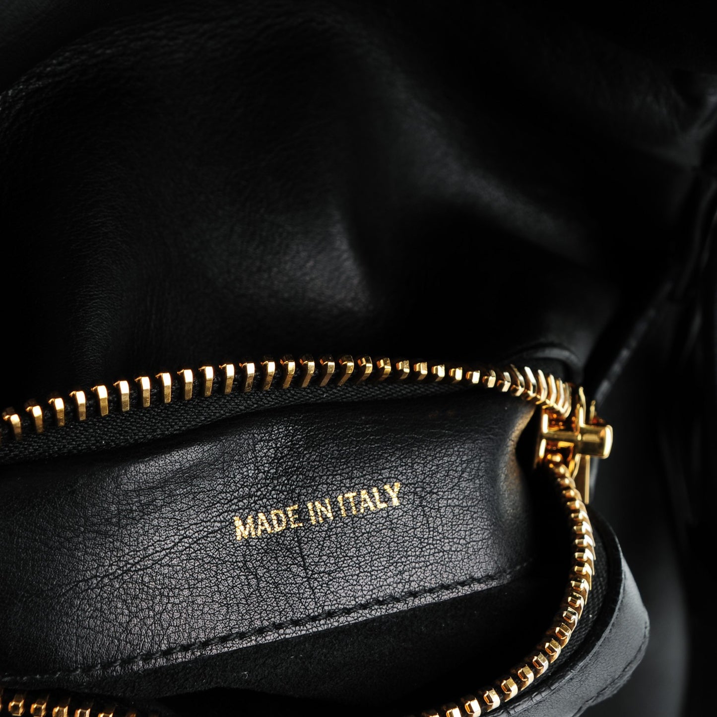 Grained Calfskin Medium Jennifer Crossbody Bag Black