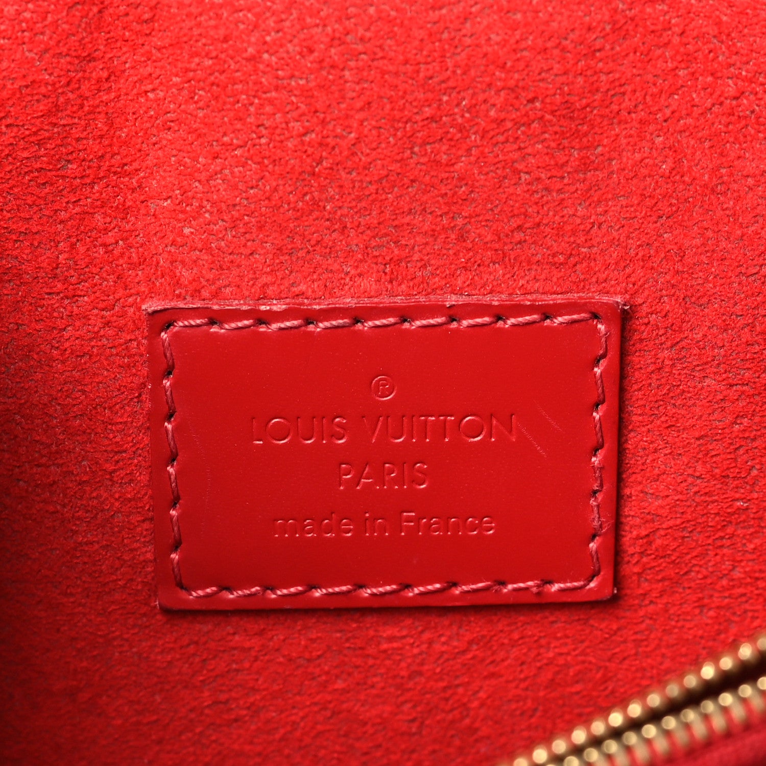 Louis Vuitton Damier Ebene Caissa Clutch Cherry 6 of 8
