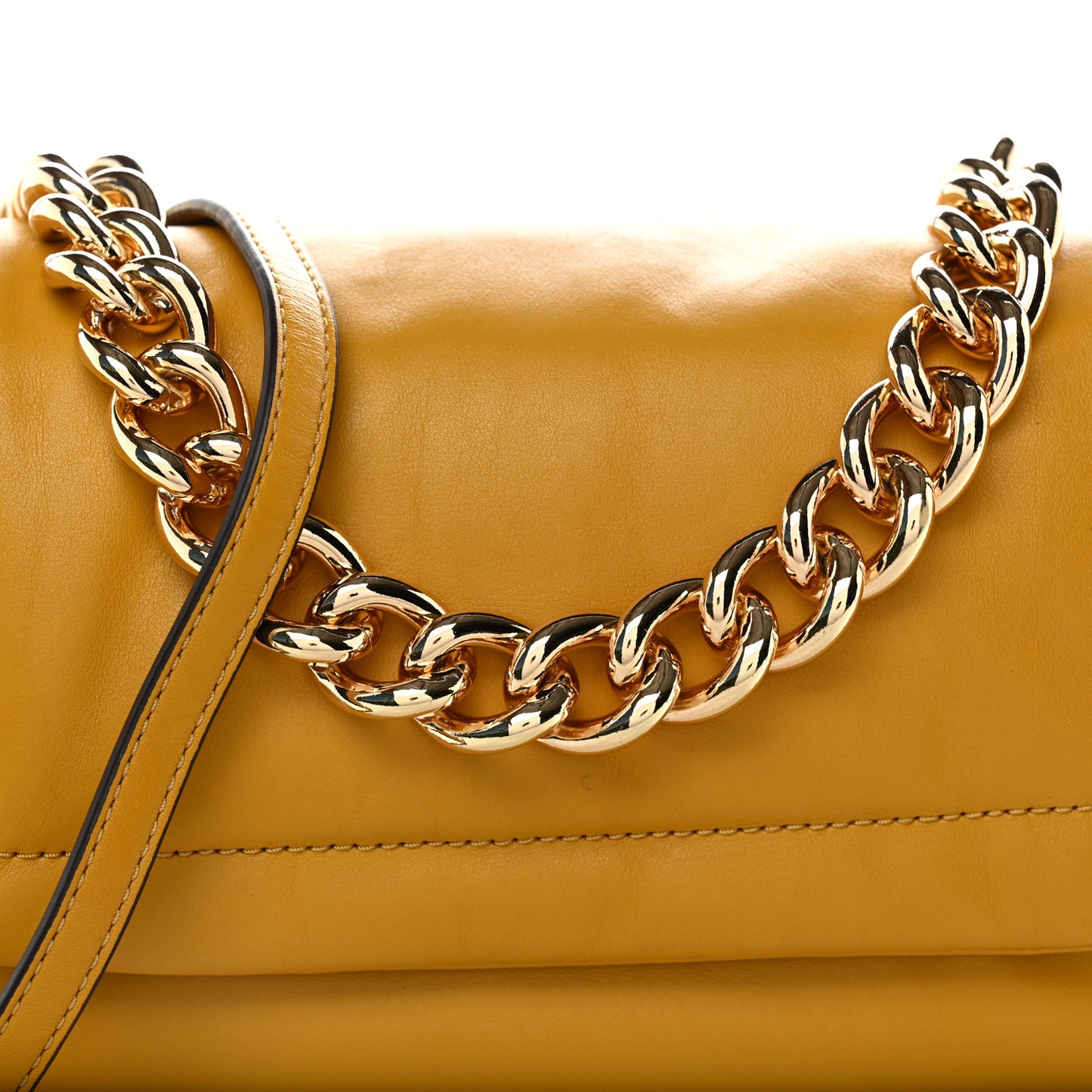 Lambskin The Pillow Bag Golden Spice