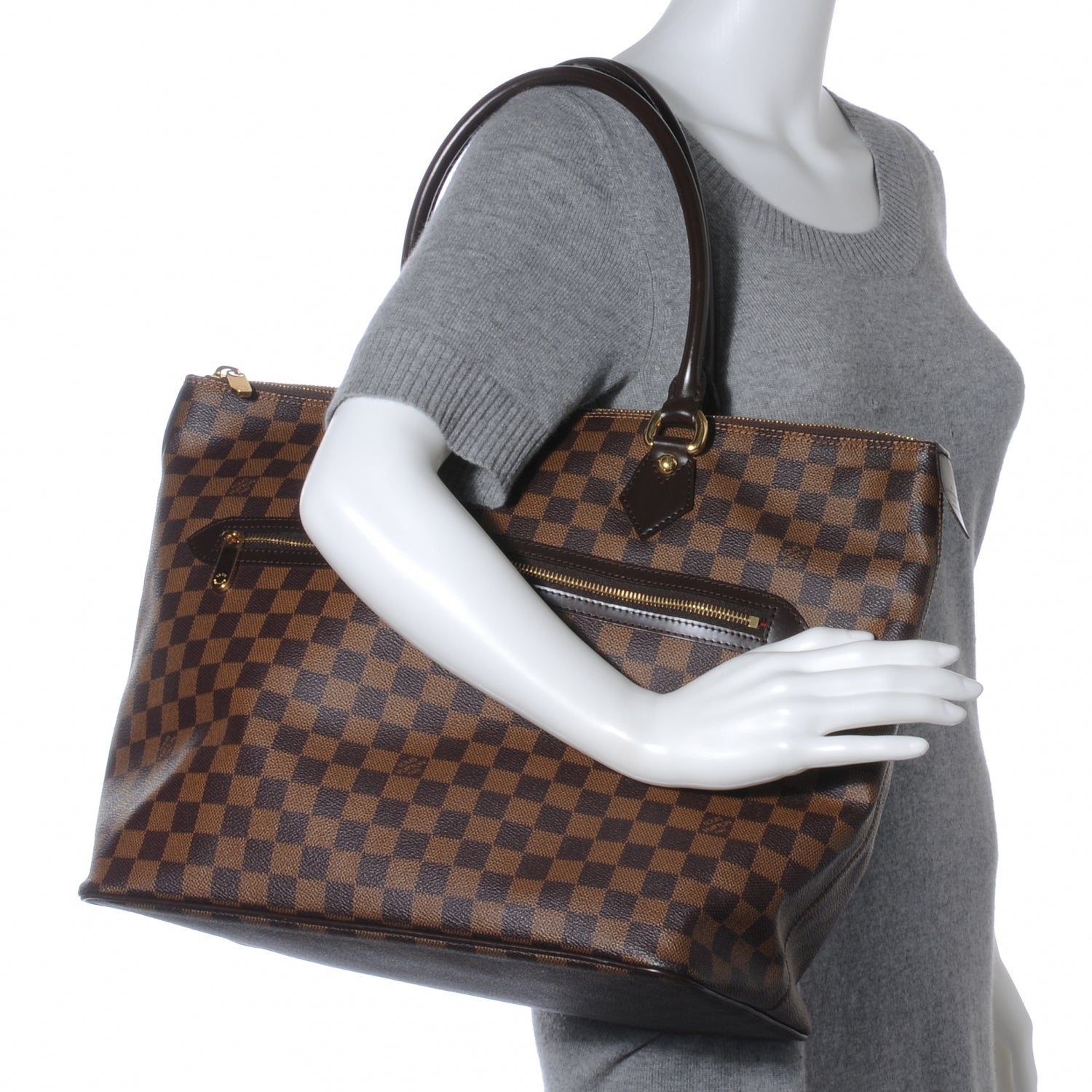 Louis Vuitton Damier Ebene Saleya GM 2 of 7