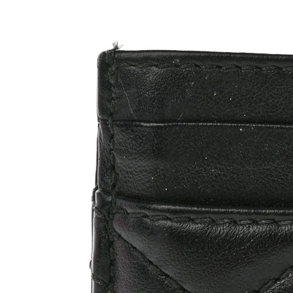 Gucci Calfskin Matelasse GG Marmont Card Holder Black 8 of 10