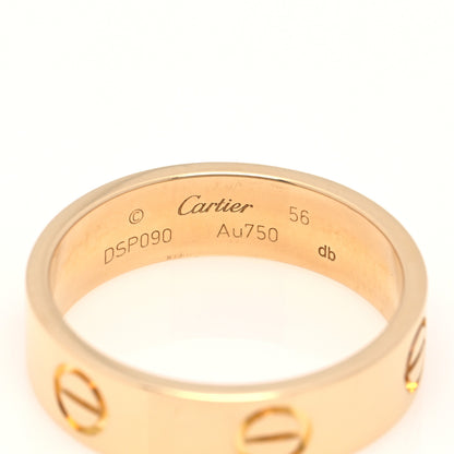 Cartier 18K Yellow Gold 5.5mm LOVE Ring 56 7.5 4 of 4