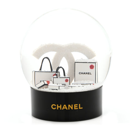 Chanel Glass CC Shopping Bag Snow Globe 1 of 7