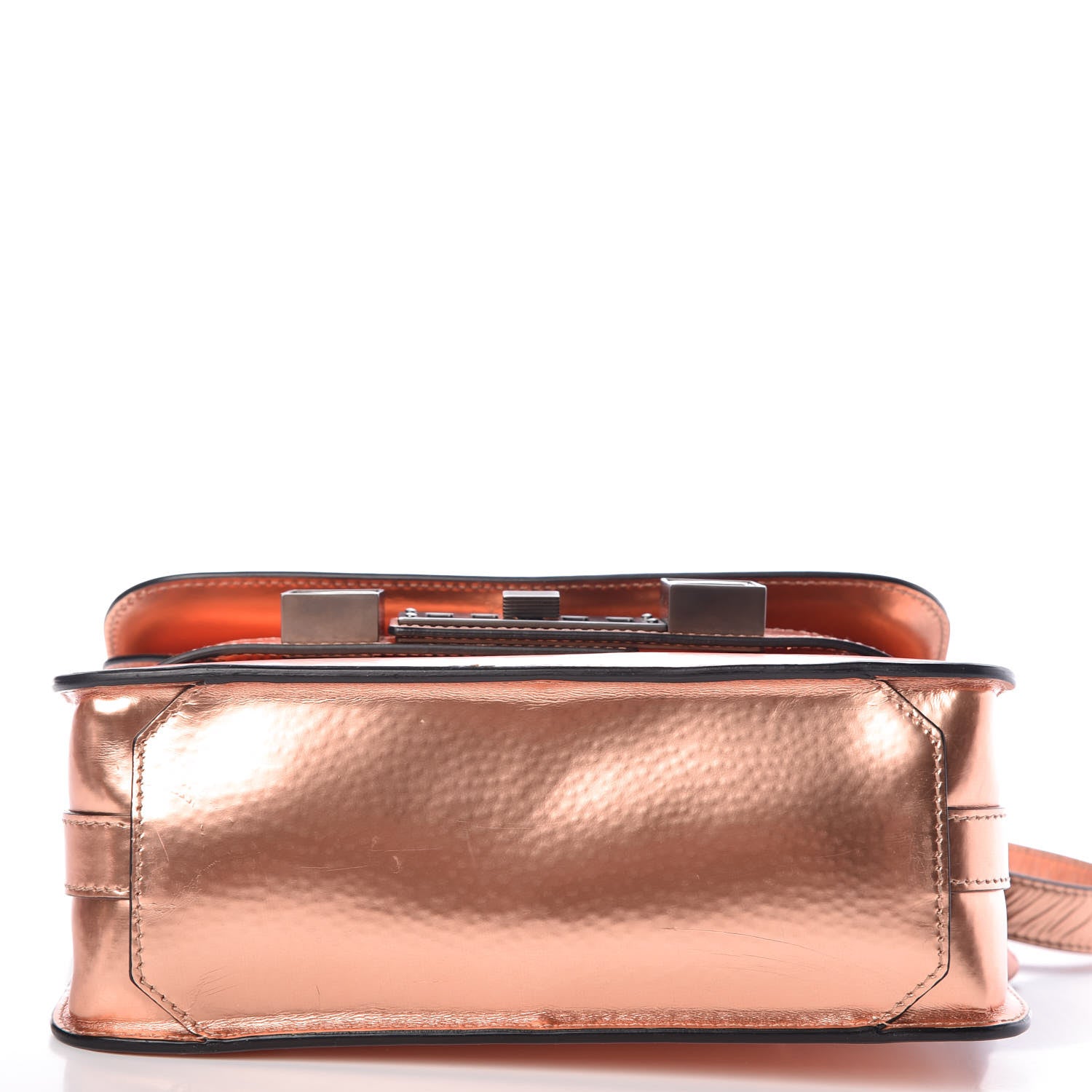Proenza Schouler Mirrored Calfskin Mini PS11 Classic Shoulder Bag Copper 14 of 19
