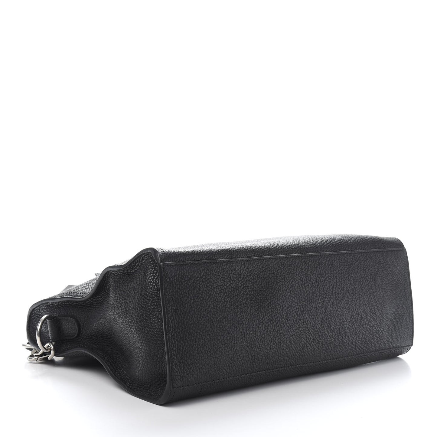 Veau Grana Perforated Blackout Hardware City Black
