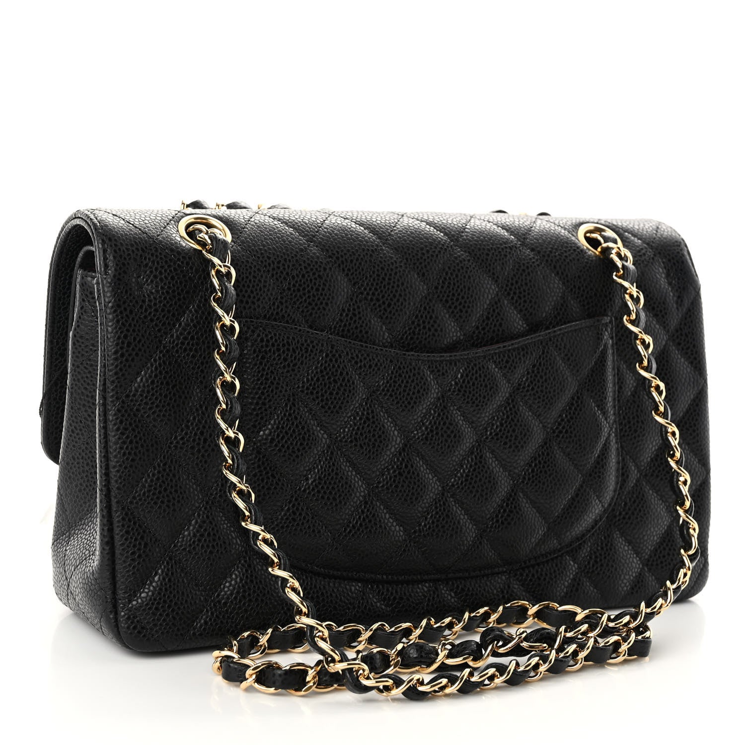 Chanel Caviar Quilted Medium Double Flap Black 3 of 10