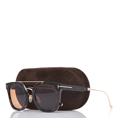 Tom Ford Alex Squared Sunglasses TF541 Tortoise 8 of 8