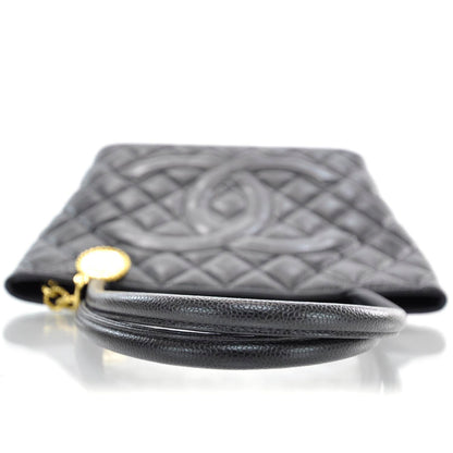 Chanel Caviar Quilted Medallion Tote Black 5 of 10