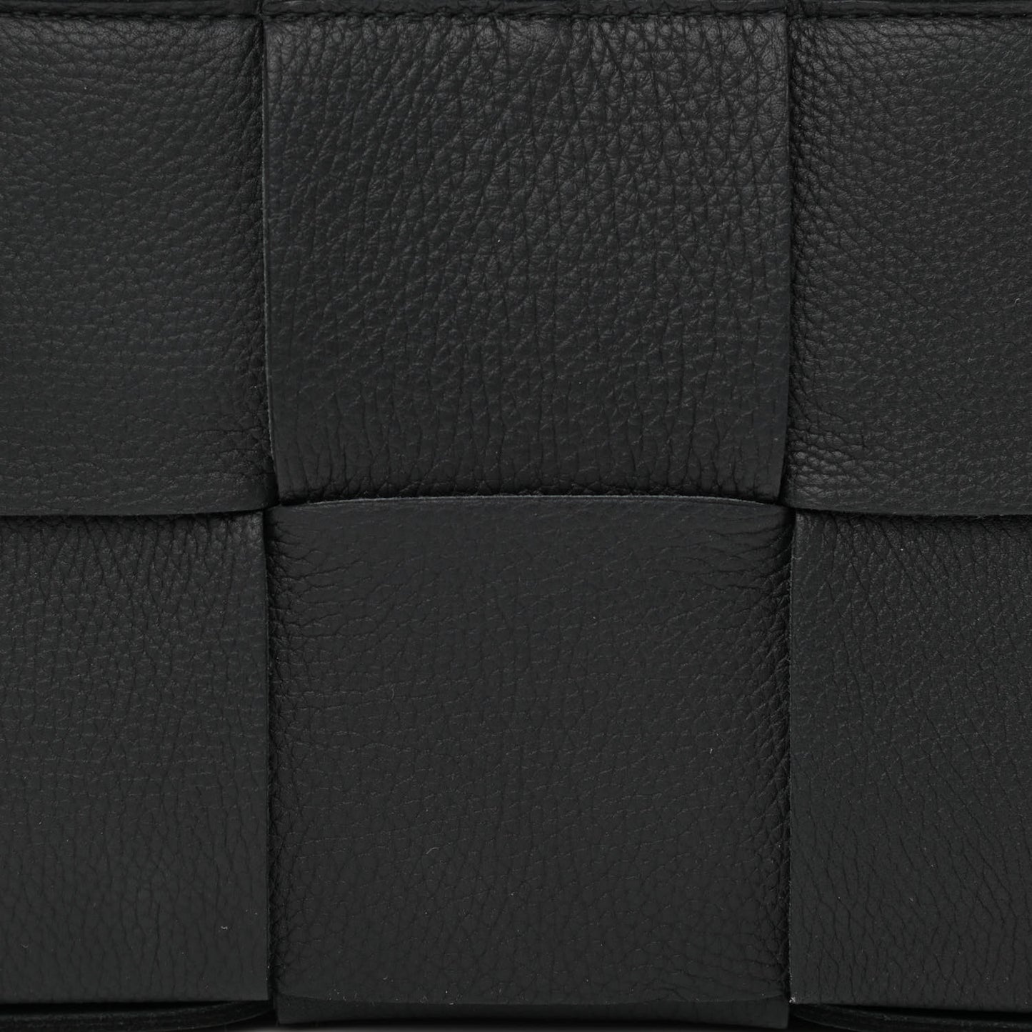 Grained Calfskin Maxi Intrecciato Mini Arco Tote Black